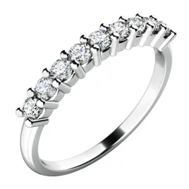 Dámský prsten bílé zlato 585/1000 přírodní diamant 0.384 ct G/SI 10772D