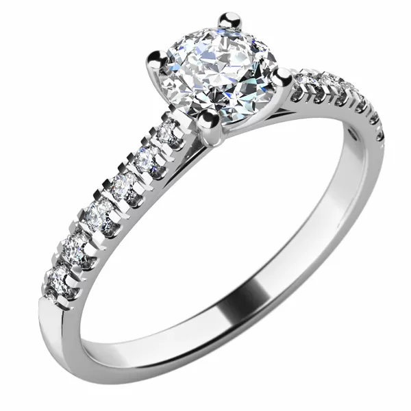 Zásnubní prsten s diamanty ZP-10759D