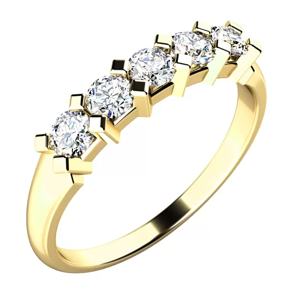 Dámský prsten s diamanty 10774D