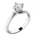 Dámský prsten bílé zlato 585/1000 přírodní diamant 0.60 ct G/SI 10779D