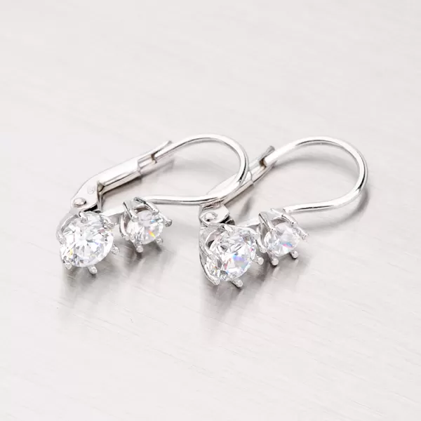 Stříbrné náušnice se zirkony MORM6762