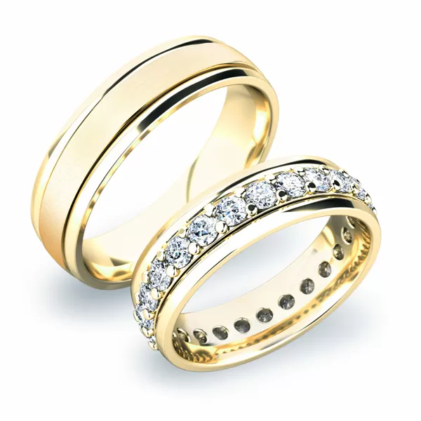 Snubní prsteny ze zlata SP-61028B