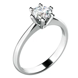Dámský prsten bílé zlato 585/1000 přírodní diamant 0.60 ct G/SI 10720D 10720-B-DIA