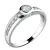 Zásnubní prsten bílé zlato 585/1000 přírodní diamant 0.214 ct G/SI ZP-10778D