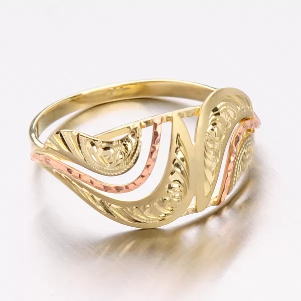 Dámský prsten žluté zlato 585 51P-462