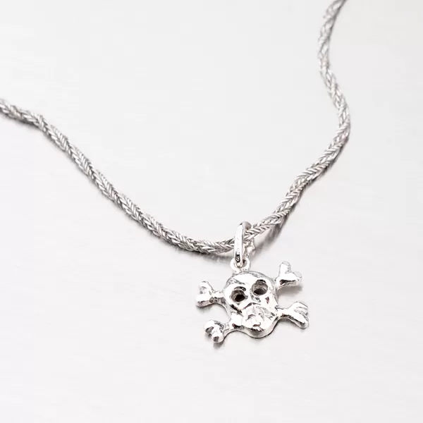 Stříbrný přívěsek lebka MPN6089T1