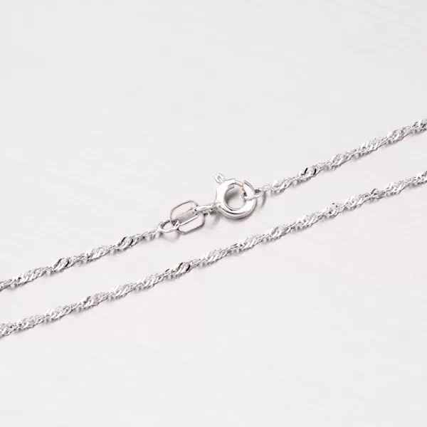 Náramek z bílého zlata Lambáda 44-1479