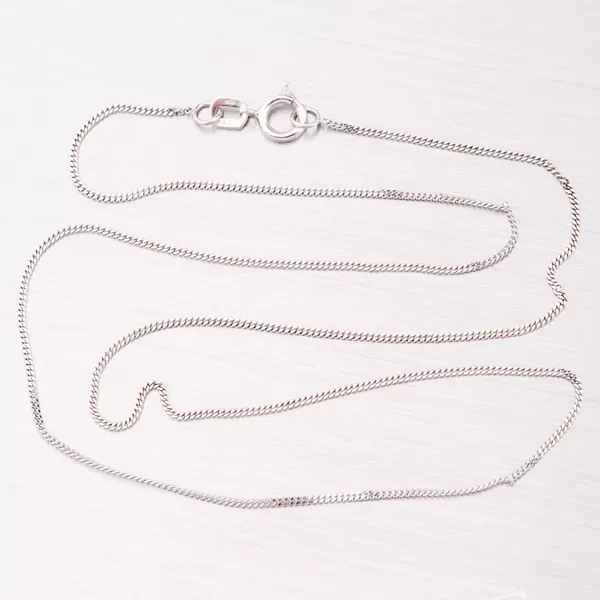 Dámský řetízek bílé zlato 585 Pancer 369-0051