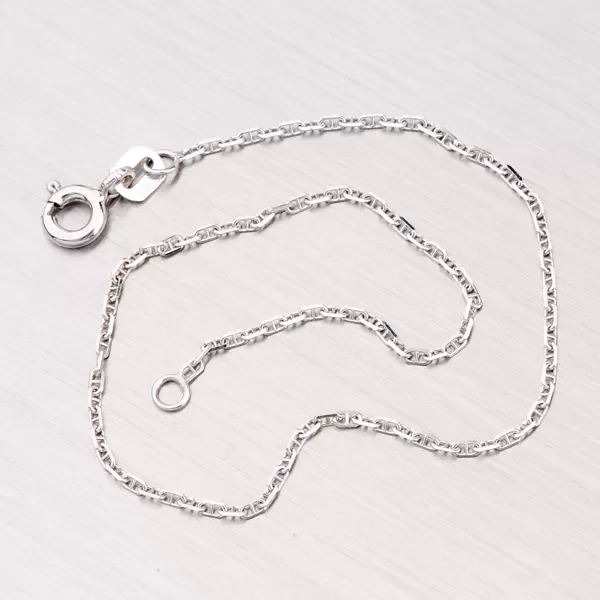 Řetízek Anker z bílého zlata 45-1231