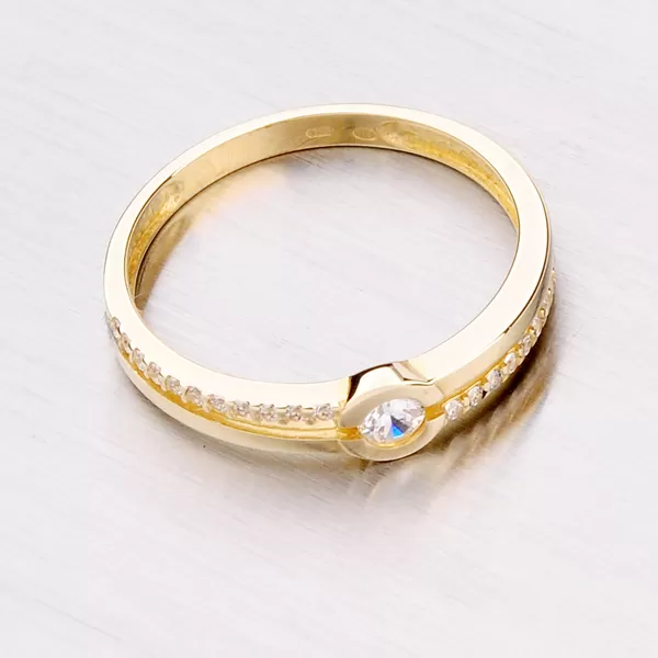 Zlatý dámský prsten GZ2543