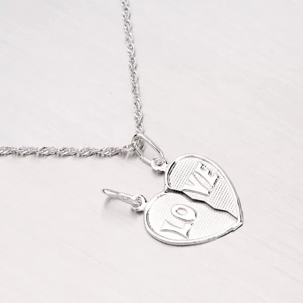 Stříbrný přívěsek pro zamilovaný pár M5520C