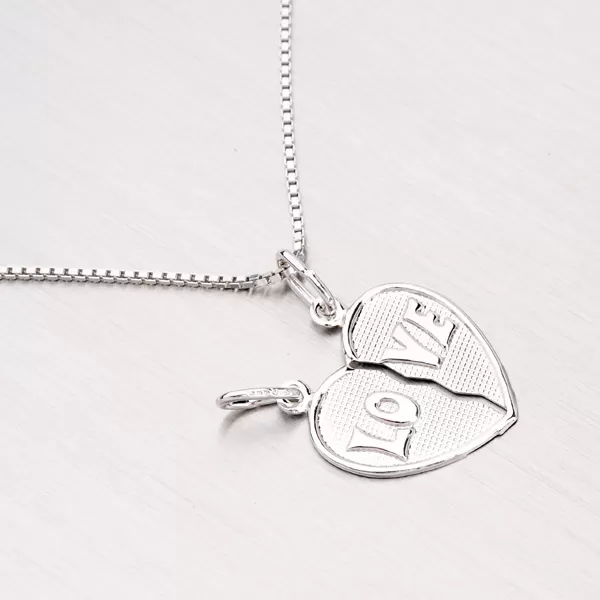 Stříbrný přívěsek pro zamilovaný pár M5520C