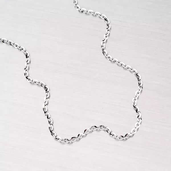 Řetízek z bílého zlata 45-1103