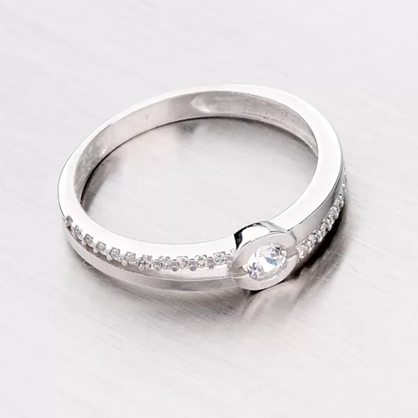 Prsten z bílého zlata GZ2543B