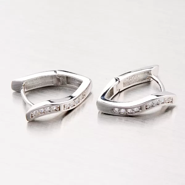 Dámské náušnice stříbro 925 zirkon ze stříbra OKP-242-OKS