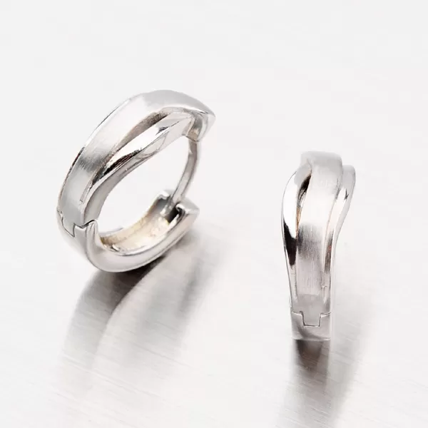 Dámské náušnice stříbro 925 kroužky OKP-485-OKS