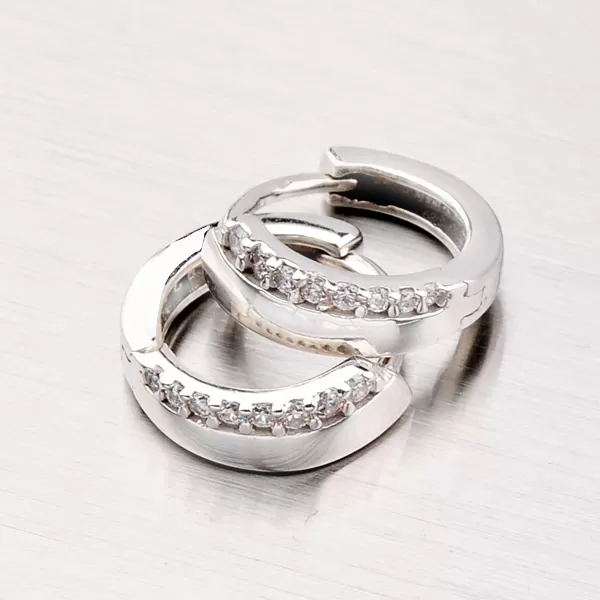 Kruhy se zirkony OKP-471P-OKS