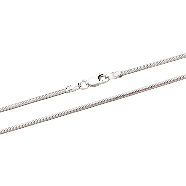 Řetízek bílé zlato 585 snake 369-0101