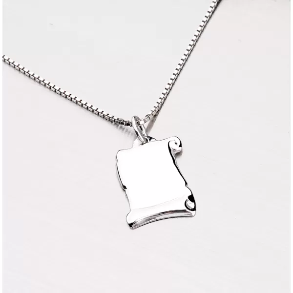 Stříbrný přívěsek - pergamen DH-006-TPZG