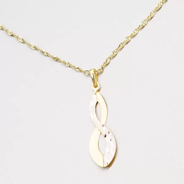 Zlatý přívěsek s gravírováním 112-1189