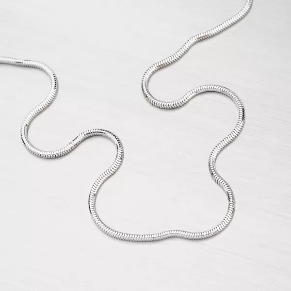 Řetízek bílé zlato 585 snake 369-0101