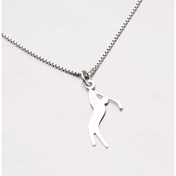 Přívěsek ze stříbra - golfista NNA-003-TPZG