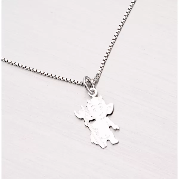 Přívěsek stříbro 925 stříbra - čertík NEB-001-TPZG