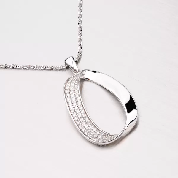 Dámský přívěsek stříbro 925 zirkon ZS-102P-OKS