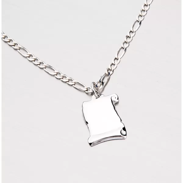 Stříbrný přívěsek - pergamen DH-006-TPZG