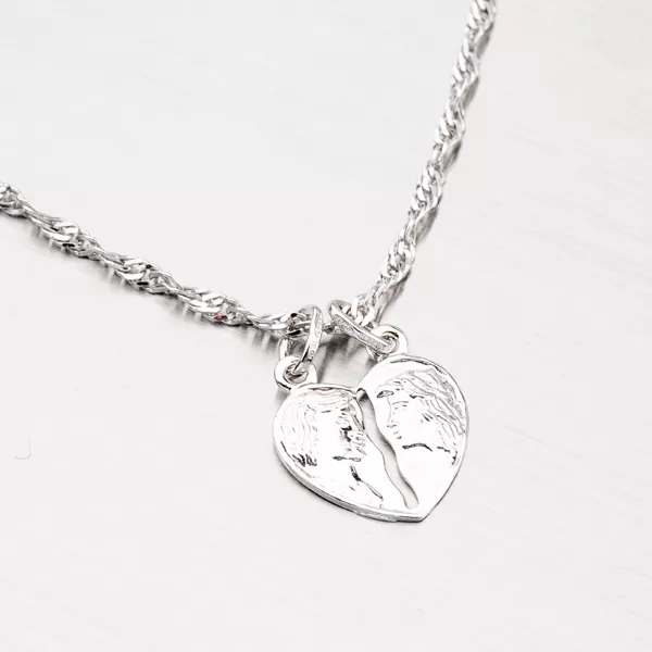 Stříbrný přívěsek pro pár M5521B