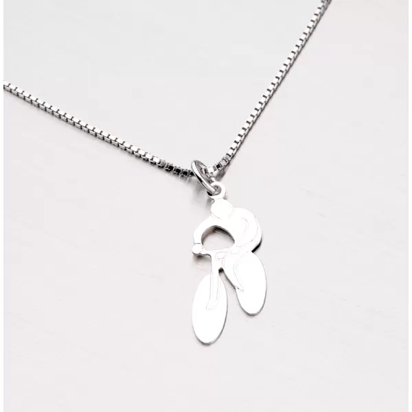 Přívěsek ze stříbra - cyklista NNA-007-TPZG