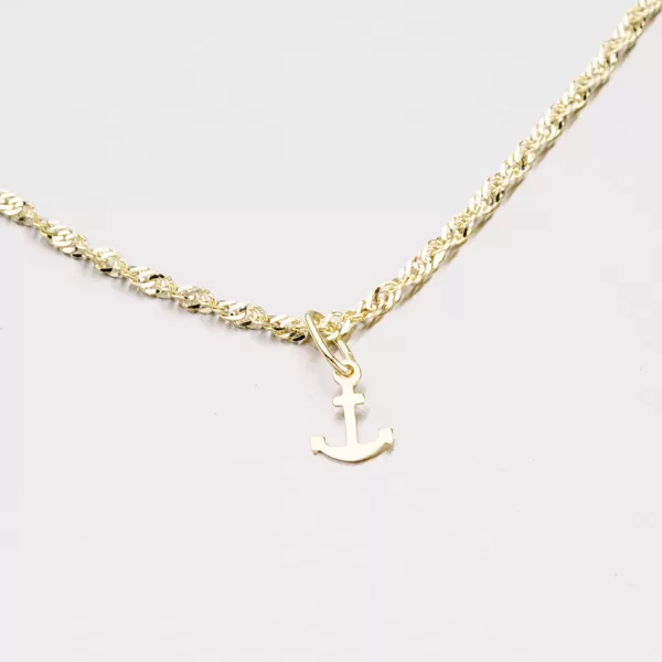 Zlatý přívěsek - kotva 322P-130073