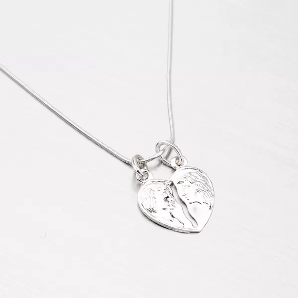 Stříbrný přívěsek pro pár M5521B