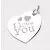 Dámský přívěsek stříbro 925 - I LOVE YOU GAB-008F05-TPZG