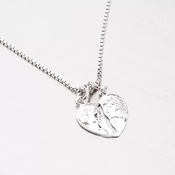 Stříbrný přívěsek pro pár M5521B