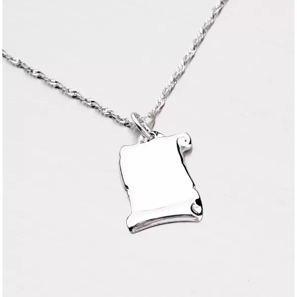 Stříbrný přívěsek - pergamen DH-006-TPZG