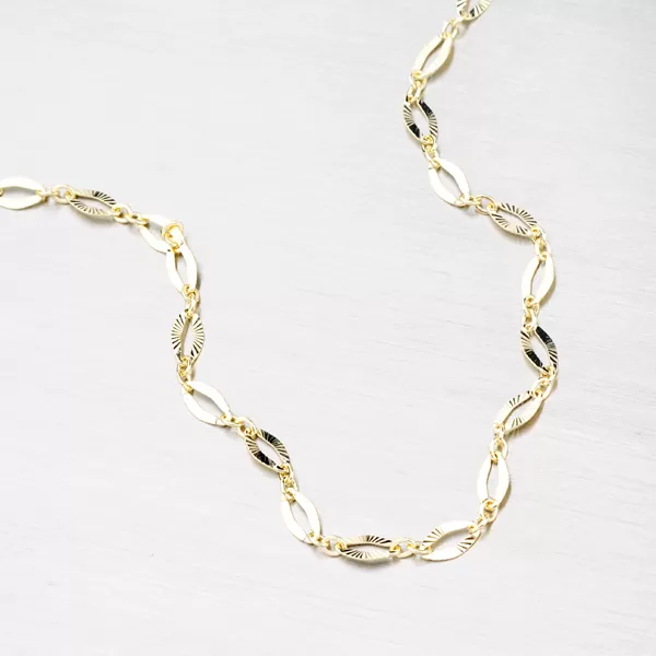 Zlatý náramek s gravírováním 44-1698