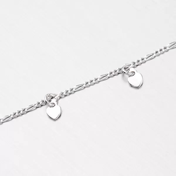 Náramek se srdíčky B1603009-0331-SLX