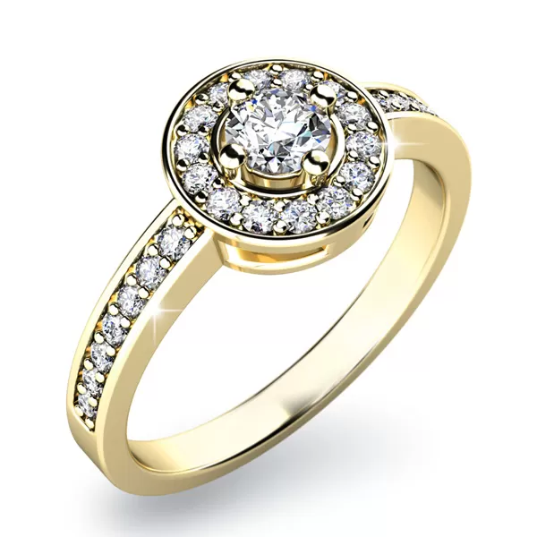 Zásnubní prsten s diamanty ZP-10802D