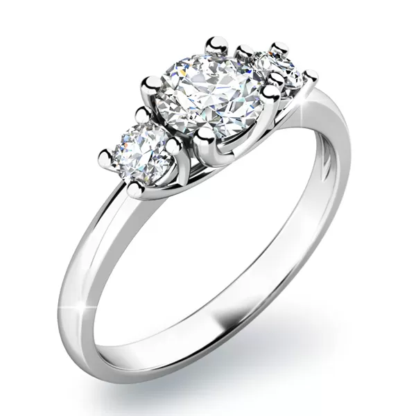 Zásnubní prsten s diamanty ZP-10803D