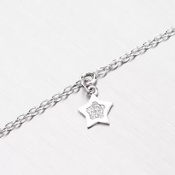 Stříbrný náramek s přívěskem B1600149-0331-slx