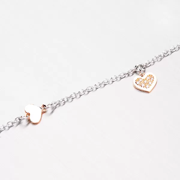 Dámský náramek stříbro 925 zirkon přívěsky B1600312-0331-SLX