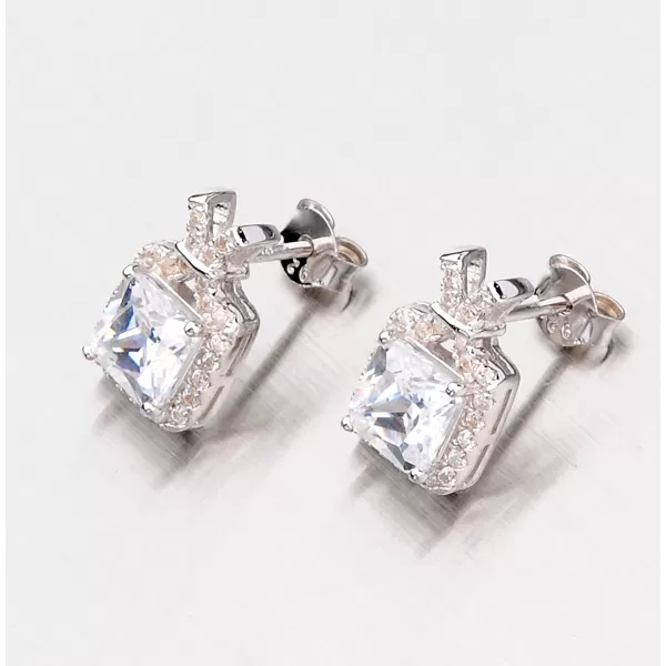 Dámské náušnice stříbro 925 zirkon AE1063