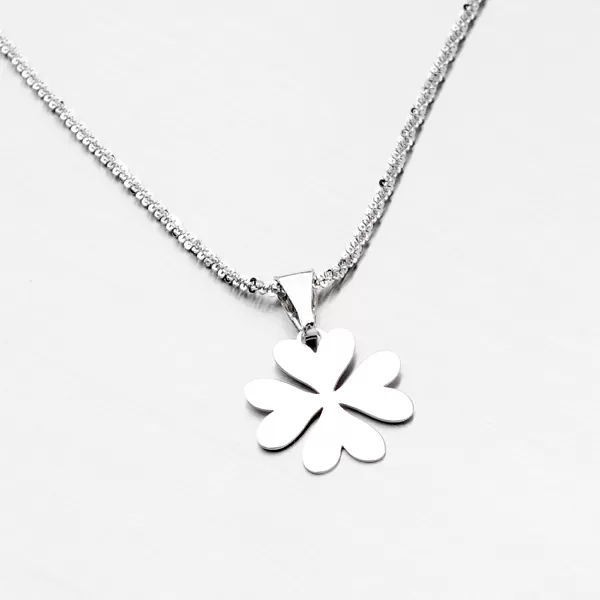 Stříbrný přívěsek - čtyřlístek P1400186-1507-SLX