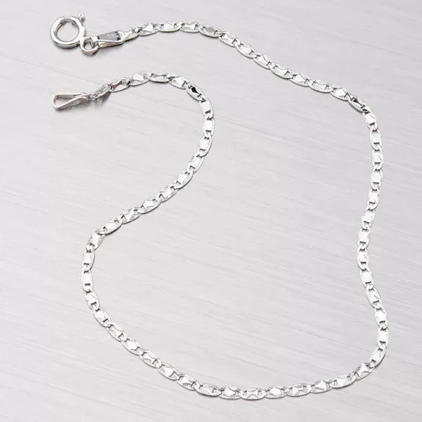 Řetízek z bílého zlata 309-0158