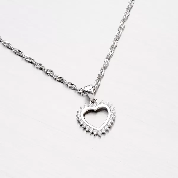 Dámský přívěsek stříbro 925 zirkon srdce X6AALP2985-RD-FCZ