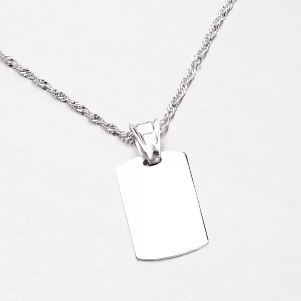 Přívěsek stříbro 925 destička P1300296-0009-SLX