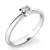 Zásnubní prsten bílé zlato 585/1000 přírodní diamant 0.060 ct G/SI ZP-10840D