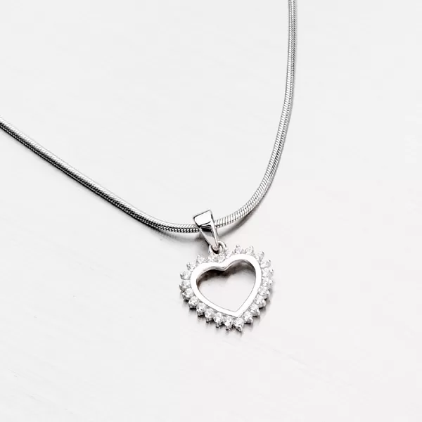 Dámský přívěsek stříbro 925 zirkon srdce X6AALP2985-RD-FCZ