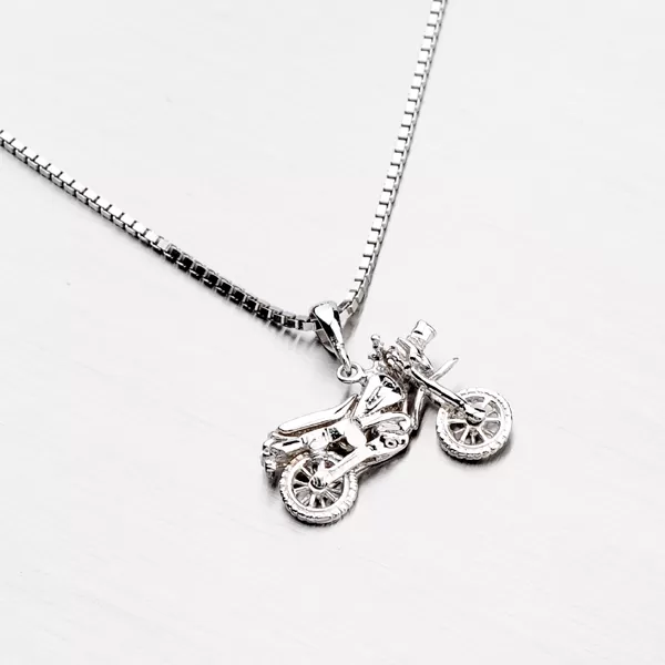 Stříbrná motorka XXP1004-RD